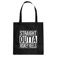 Straight Outta Riskey Reels Cotton Canvas Tote Bag