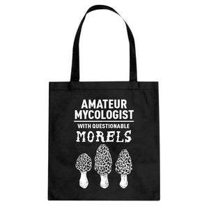 Questionable Morels Cotton Canvas Tote Bag