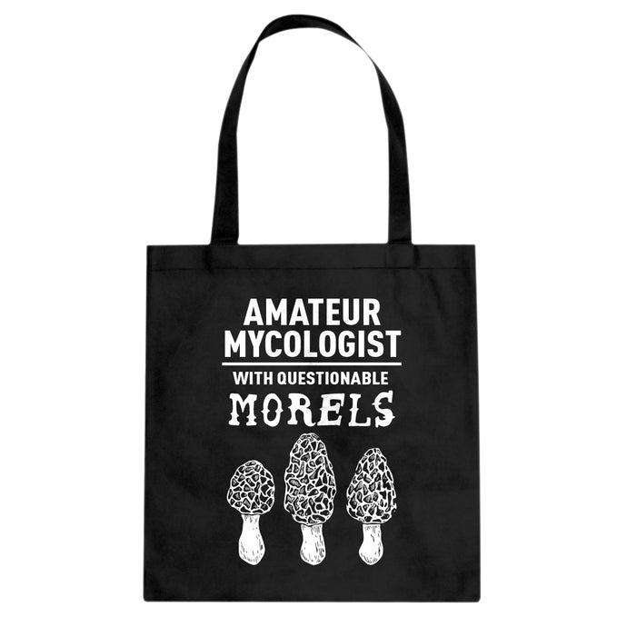 Questionable Morels Cotton Canvas Tote Bag