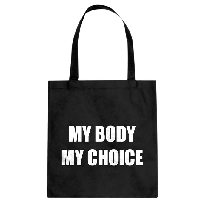 My Body My Choice Cotton Canvas Tote Bag