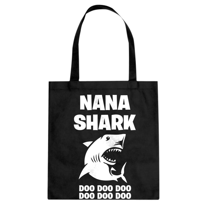 Nana Shark Cotton Canvas Tote Bag