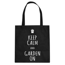 Tote Keep Calm and Garden On Canvas Tote Bag