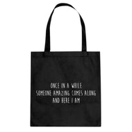 Once in a While Cotton Canvas Tote Bag