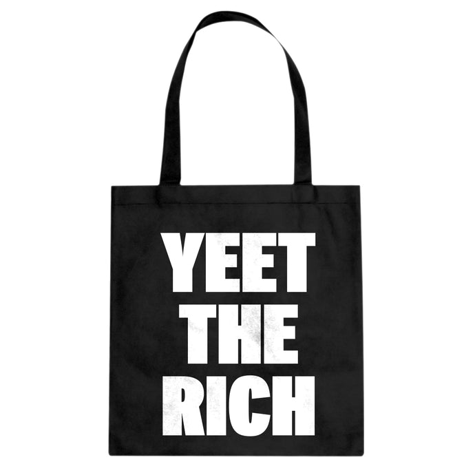 YEET THE RICH Cotton Canvas Tote Bag