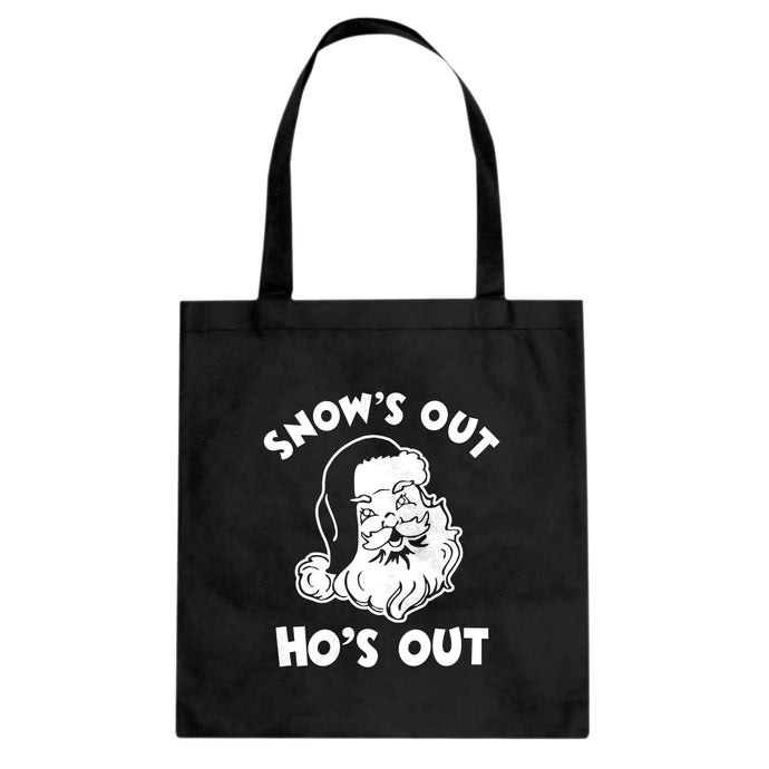Snows Out Ho's Out Cotton Canvas Tote Bag