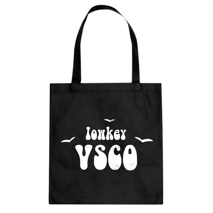 Lowkey VSCO Cotton Canvas Tote Bag