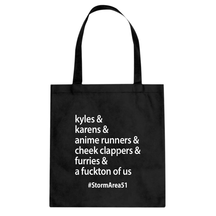 Storm Area 51 Runner Cotton Canvas Tote Bag