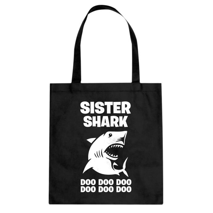 Sister Shark Cotton Canvas Tote Bag