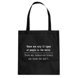 Tote 10 Types of People Canvas Tote Bag