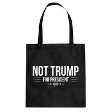 NOT TRUMP for President 2020 Cotton Canvas Tote Bag