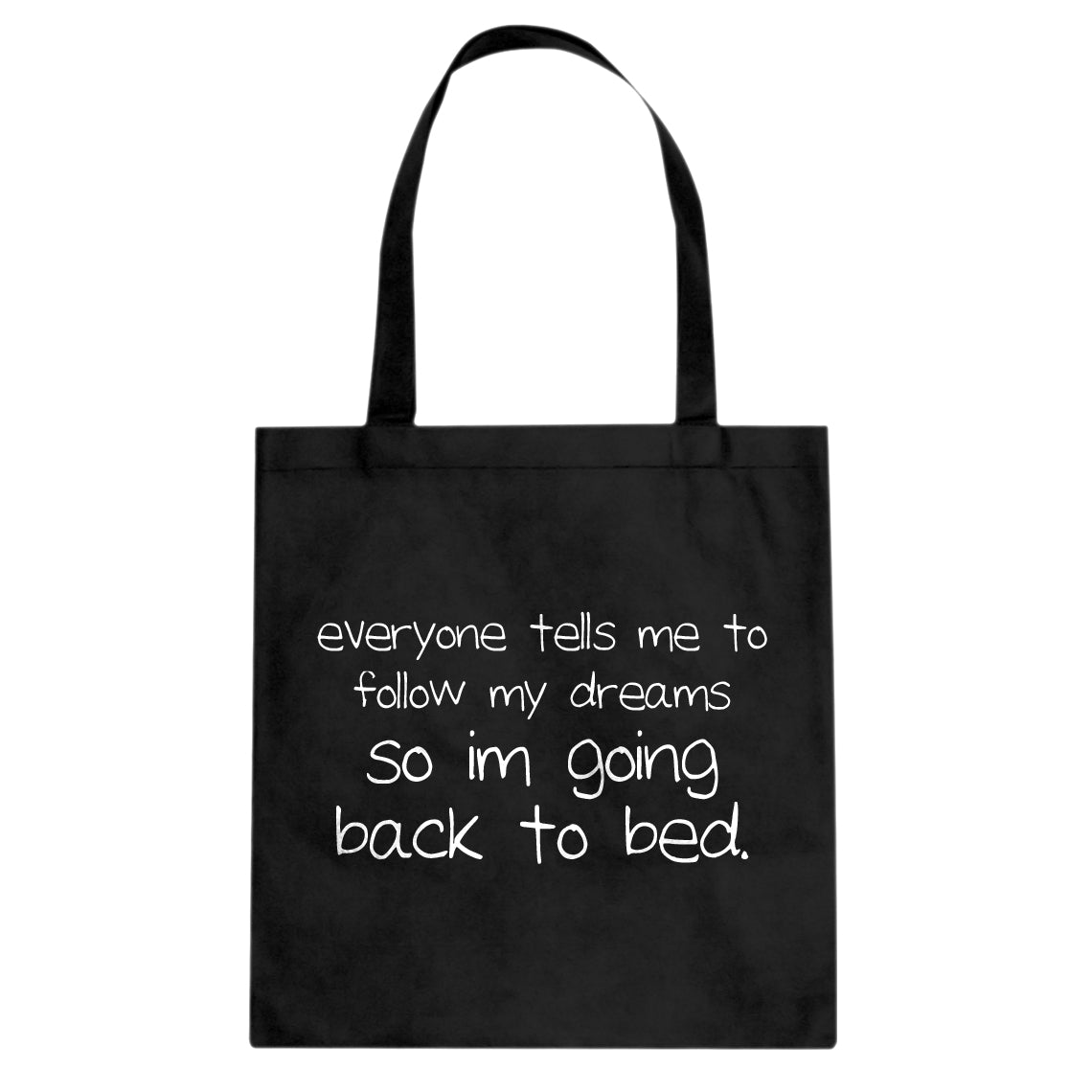 Tote Back to Bed Canvas Tote Bag