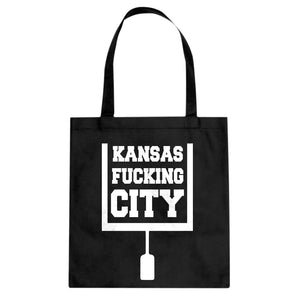 Kansas Fucking City Cotton Canvas Tote Bag