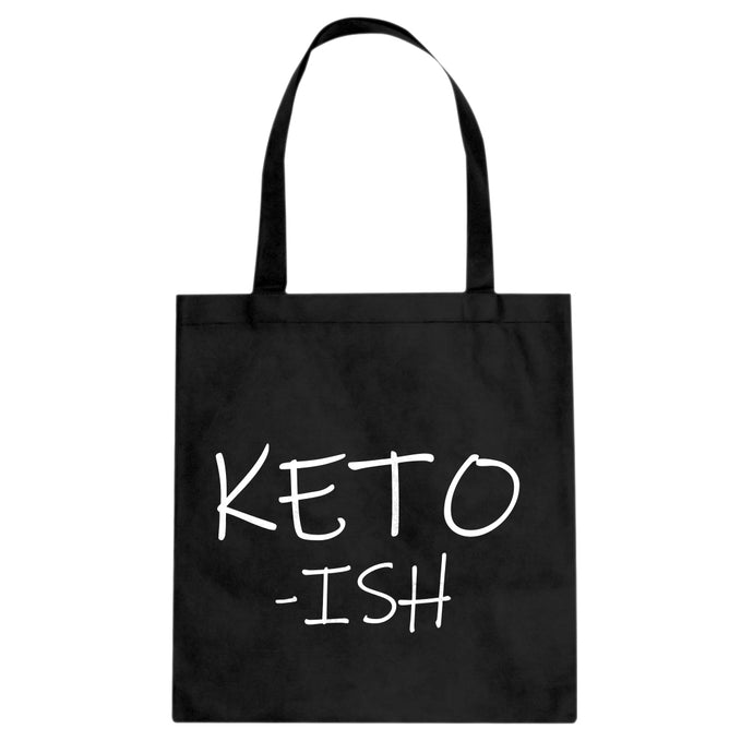 KETO -ish Cotton Canvas Tote Bag
