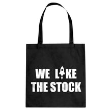 WE LIKE THE STOCK Cotton Canvas Tote Bag