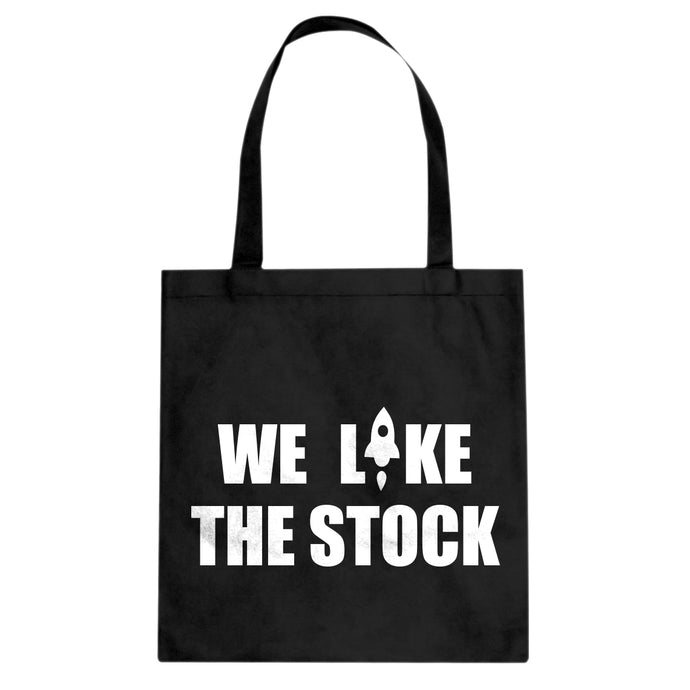 WE LIKE THE STOCK Cotton Canvas Tote Bag