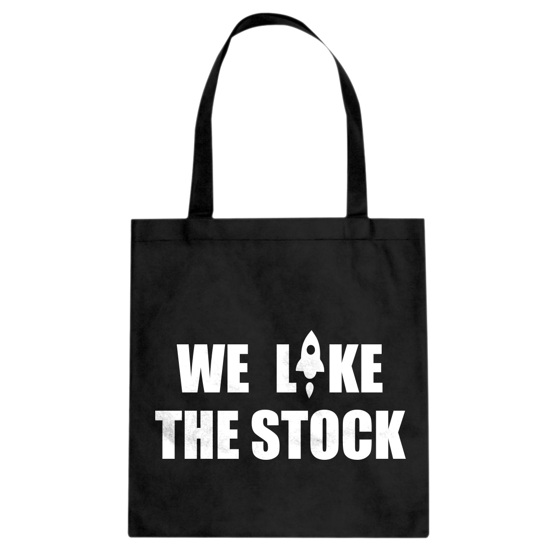 WE LIKE THE STOCK Cotton Canvas Tote Bag