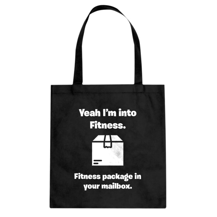 Fitness Package in your Mailbox Cotton Canvas Tote Bag