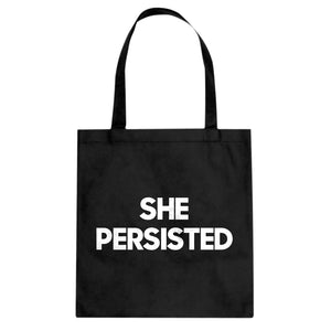 Tote She Persisted Canvas Tote Bag