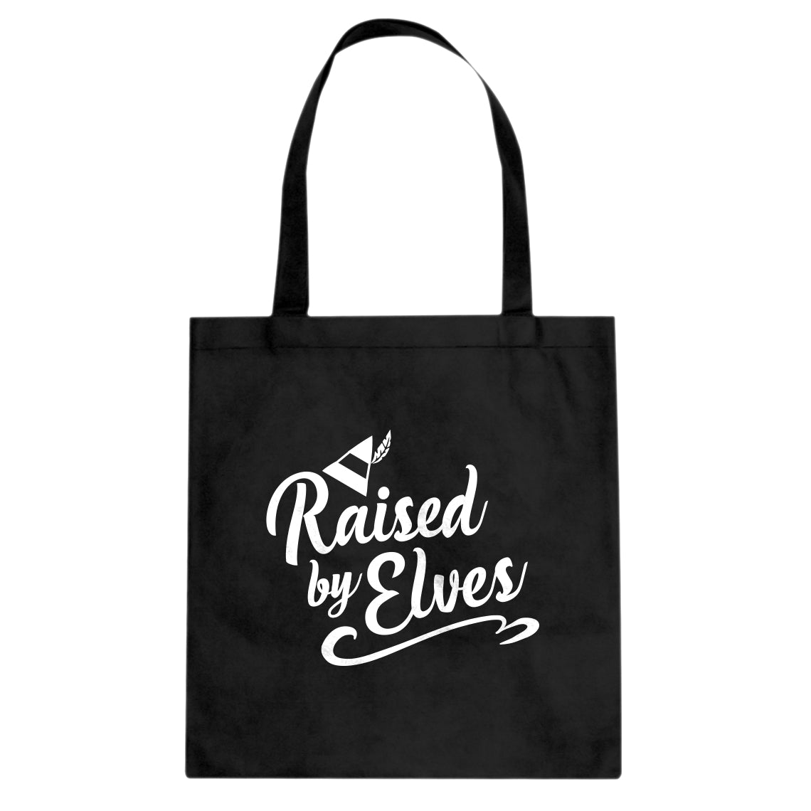Raised by Elves Cotton Canvas Tote Bag