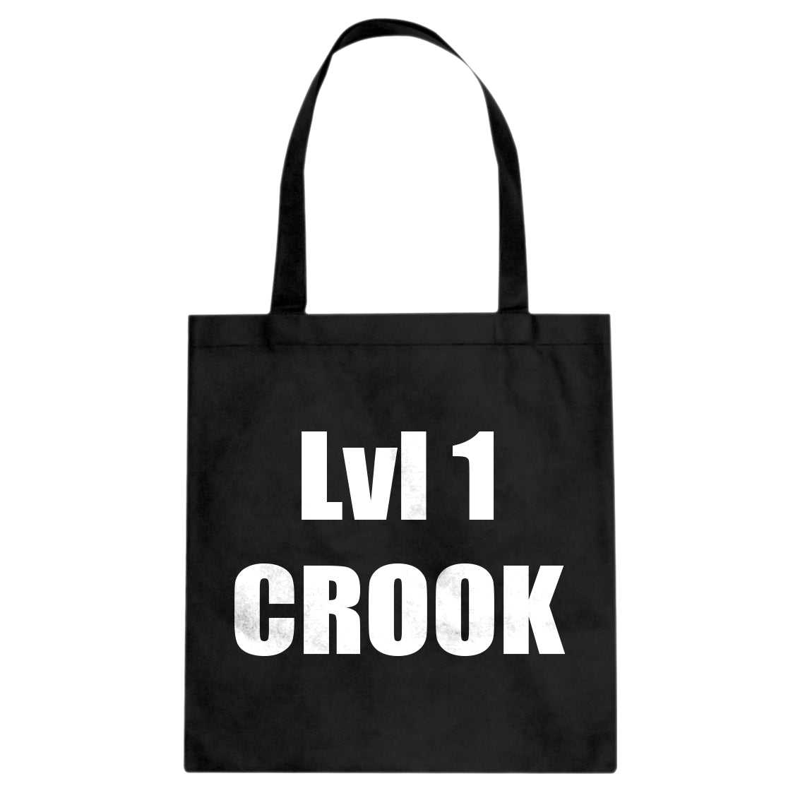 Lvl 1 Crook Cotton Canvas Tote Bag