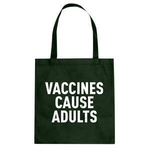 Tote Vaccines Cause Adults Canvas Tote Bag