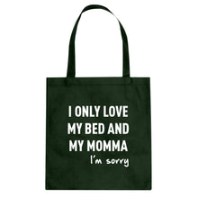 Tote Only Love My Bed Canvas Tote Bag