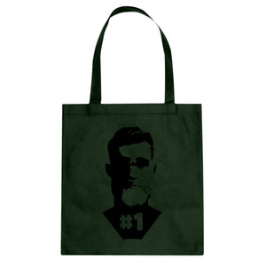Number One Cotton Canvas Tote Bag