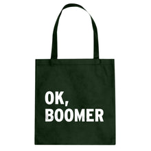 Ok, Boomer Cotton Canvas Tote Bag