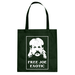 Free Joe Exotic Cotton Canvas Tote Bag