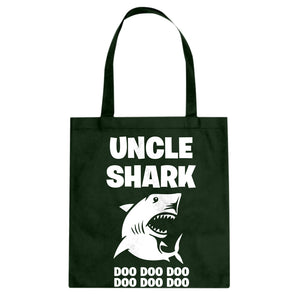 Uncle Shark Cotton Canvas Tote Bag