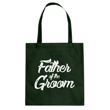 Father of the Groom Cotton Canvas Tote Bag