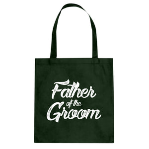 Father of the Groom Cotton Canvas Tote Bag
