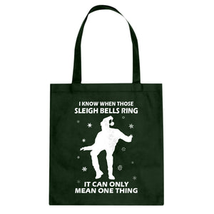 Tote When Those Sleigh Bells Ring (was 3109) Canvas Tote Bag