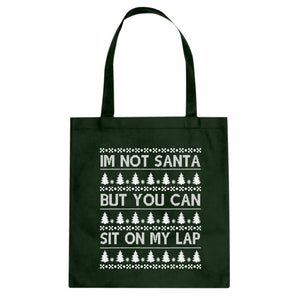 Tote Im Not Santa Canvas Tote Bag