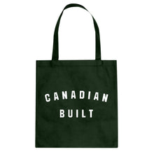 Canadian Built Cotton Canvas Tote Bag
