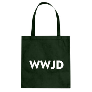 WWJD Cotton Canvas Tote Bag