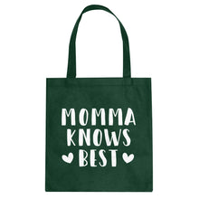 Tote Momma Knows Best Canvas Tote Bag