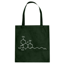 Tote THC Molecule Canvas Tote Bag