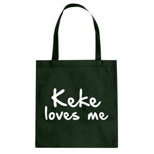 Keke Loves Me Cotton Canvas Tote Bag