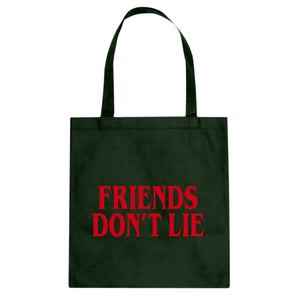Friend's Don’t Lie Cotton Canvas Tote Bag