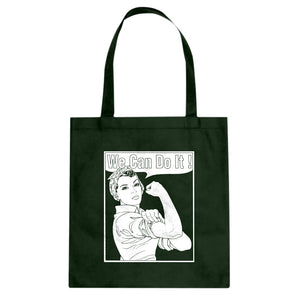 Tote Rosie the Riveter Canvas Tote Bag