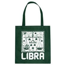 Tote Libra Zodiac Astrology Canvas Tote Bag