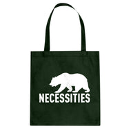 Tote Bear Necessities Canvas Tote Bag