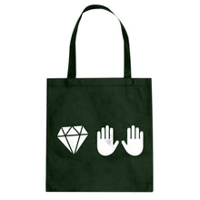 DIAMOND HANDS Cotton Canvas Tote Bag
