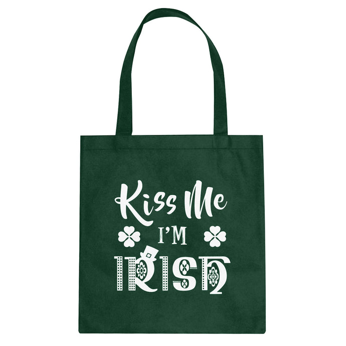 Tote Kiss Me I'm Irish Canvas Tote Bag