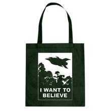 I Want to Believe Planet Express Cotton Canvas Tote Bag