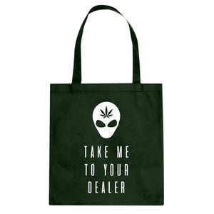 Take Me to Your Dealer Cotton Canvas Tote Bag
