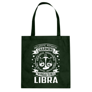 Tote Libra Astrology Zodiac Sign Canvas Tote Bag