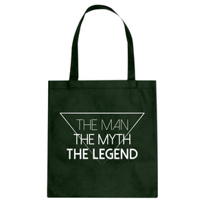The Man the Myth the Legend Cotton Canvas Tote Bag
