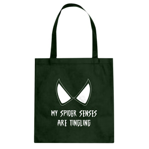 My Spider Senses are Tingling Cotton Canvas Tote Bag